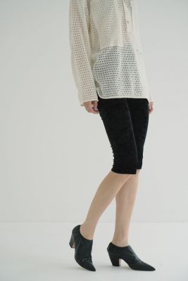 CLANE(クラネ)のVELOUR CAPRI PANTS通販 | 集英社HAPPY PLUS STORE