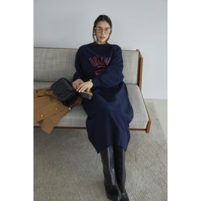 Oblada(オブラダ)のCOLLEGE SWEAT DRESS通販 | 集英社HAPPY PLUS STORE
