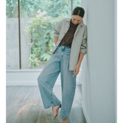 【新品未着用品】CLANE COCOON BULKY DENIM PANTS CLANE(クラネ)のCOCOON BULKY DENIM PANTS通販 | 集英社HAPPY PLUS STORE