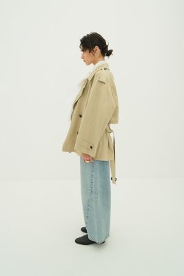 最終値下げ CLANE OVER SHORT TRENCH COAT CLANE(クラネ) OVER SHORT TRENCH COAT - COLDBECK ONLINE（コール