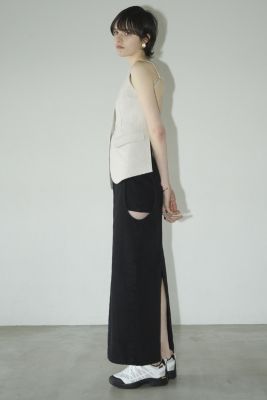 CLANE(クラネ)のCIRCLE CUT LAYERED DENIM SKIRT通販 | mirabella ...