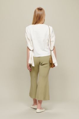 AKIRANAKA Carmela flare knit pants