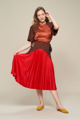 TOGA PULLA Rayon twill western skirt