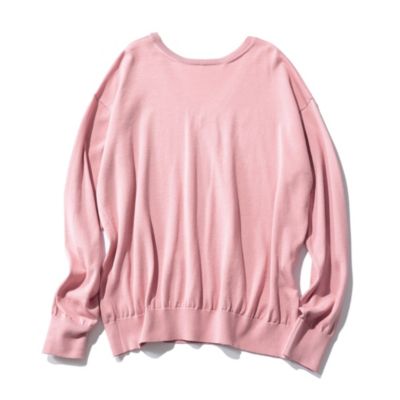 【定価2.6万】スローン SLOANE *18G天竺強撚コットン2WAYプルオーバー*2長袖ニット綿ピンク薄手セーター(4-2505-94)【20G52】 楽天市場】スローン SLOANE 春夏 レディース 18G天竺 強撚