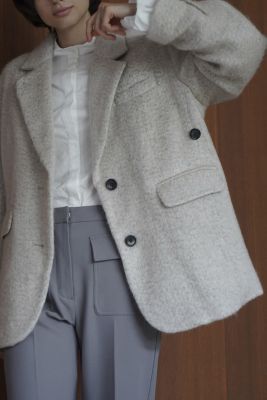 CLANE(クラネ)のMIX SHAGGY OVER TAILORED JACKET通販 | 集英社HAPPY