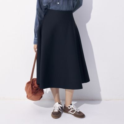 ⭐︎美品 MADISONBLUE フレアスカート size 1 ブラック FLARE SK MESH | KNIT | MADISONBLUE