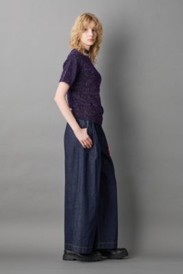 ブラミンク blaminkデニム　0サイズ BLAMINK(ブラミンク)のデニムバギーパンツ通販 | mirabella（ミラベラ