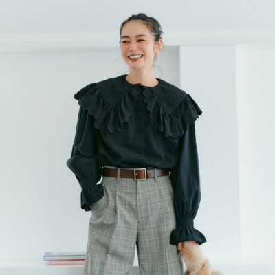 Shinzone(シンゾーン)のLACE COLLAR BLOUSE通販 Marisol（マリソル）