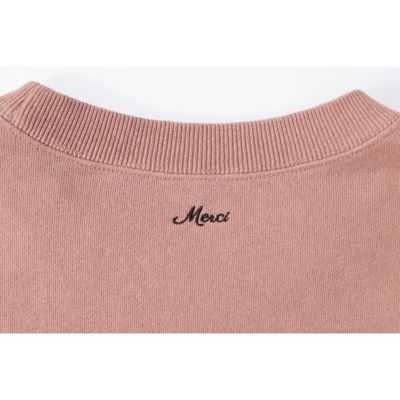 ��̌��ɁwMerci�x�̃��S����(�X���[�L�[�s���N×�u���E��)