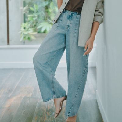CLANE(クラネ)のCOCOON BULKY DENIM PANTS通販 | 集英社HAPPY PLUS STORE CLANE(クラネ)のCOCOON BULKY DENIM PANTS通販 | 集英社HAPPY PLUS STORE