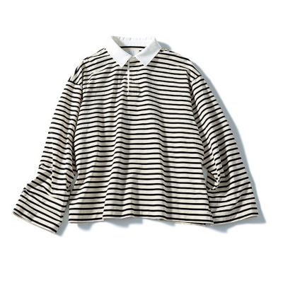 12closet(トゥエルブクローゼット)の【洗える】ラガーシャツ風トップス