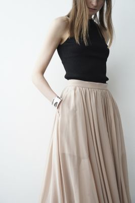CLANE SHEER SLIT SKIRT ベージュ CLANE(クラネ)のSHEER SLIT SKIRT通販 | mirabella（ミラベラ