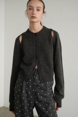 【限定セール】clane arrange knit tops CLANE(クラネ)のARRANGE KNIT TOPS通販 | mirabella（ミラベラ