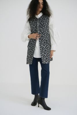 CLANE(クラネ)のLINEN LEOPARD GILET通販 | mirabella（ミラベラ