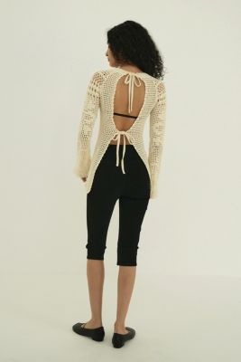 CLANE(クラネ)のBACK OPEN CROCHET KNIT TOPS通販 | 集英社HAPPY