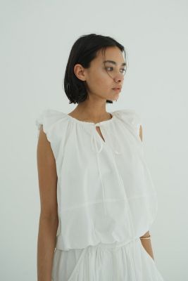 CLANE(クラネ)のW FACE SLEEVELESS RIBBON TOPS通販 | 集英社