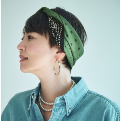 manipuri(マニプリ)の【五明祐子さん別注】三角スカーフ通販 | 集英社