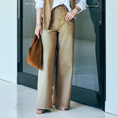 bemi x Healthy DENIM Marisol別注　ワイドジーンズ bemi×Healthy DENIM(bemi×ヘルシーデニム)の【Marisol別注】Pink