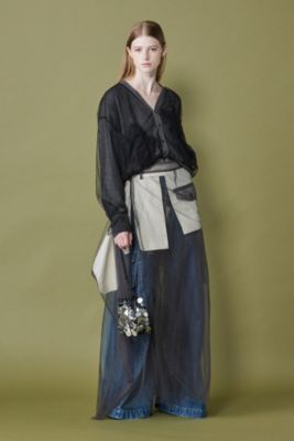 chikakisada チュール　カーディガン　sacai チカキサダ chikakisada チュール カーディガン sacai チカキサダ - メルカリ