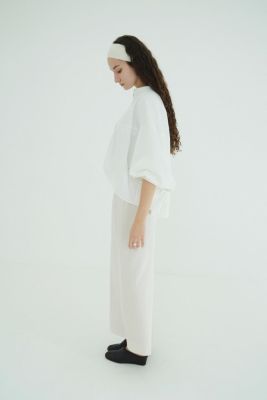 CLANE(クラネ)のVOLUME SELEEVE STAND NECK SHIRTS通販 | mirabella