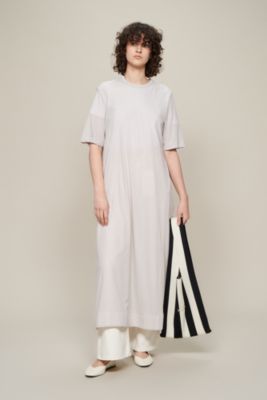 CINOH(チノ)のHARD TWIST JERSEY BACK SLIT LONG T－SHIRT通販