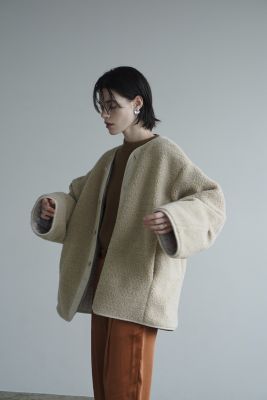 CLANE(クラネ)のREVERSIBLE BOA JACKET通販 | 集英社HAPPY PLUS STORE