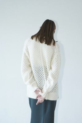 CLANE(クラネ)のDOT MESH MOHAIR OVER KNIT TOPS通販 | 集英社HAPPY