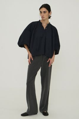 CLANE(クラネ)のVOLUME SELEEVE STAND NECK SHIRT通販 | 集英社