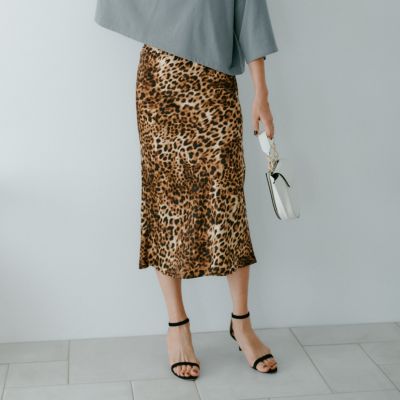 Oblada(オブラダ)のLEOPARD SKIRT通販 | 集英社HAPPY PLUS STORE
