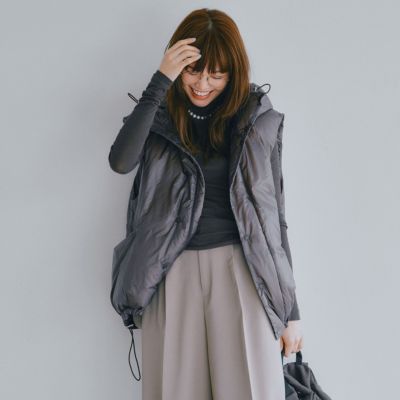 HPSの“欲しい！”を散りばめた、ダウンベストの理想型　【HPS別注】超軽量ナイロンアウトドアダウンベストフーディ