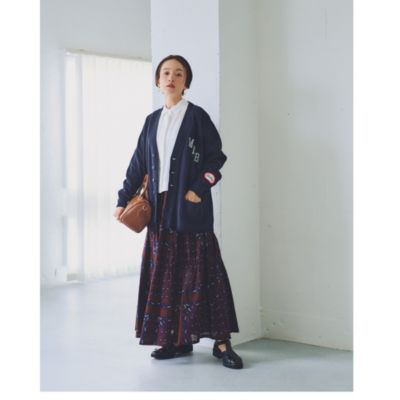 【超美品✨】マディソンブルー コットンビッグカーディガン MDB ネイビー 01 MADISONBLUE(マディソンブルー)の【HPS別注】BIG CARDIGAN COTTON