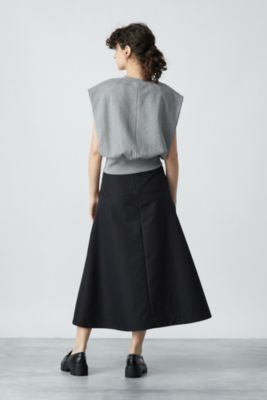 3.1 Phillip Lim SL FRENCH TERRY SHIRRED TOP