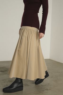 スカート CLANE GATHERED VOLUME SKIRT BEIGE 1 セール】GATHERED VOLUME SKIRT（スカート）｜CLANE（クラネ）の