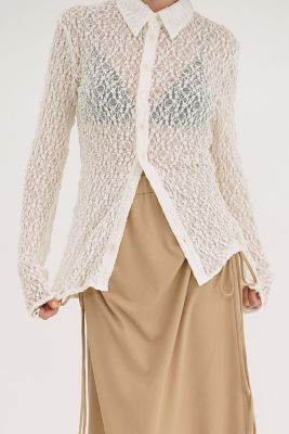 CLANE LADY LACE SHIRTレースシャツ CLANE クラネ レディレース シャツ LADY LACE SHIRT【2025 新作