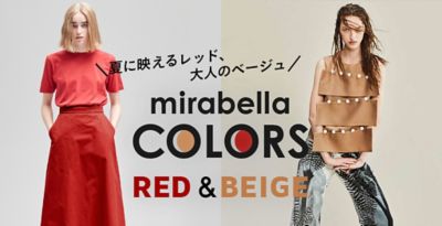 mirabella COLORS�bRED and BEIGE