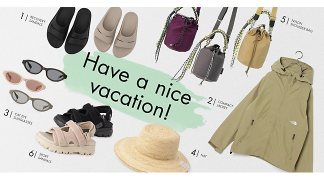 Have a nice vacation！