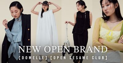 NEW OPEN BRAND�yDOMELLE �z�yOPEN SESAME CLUB�z