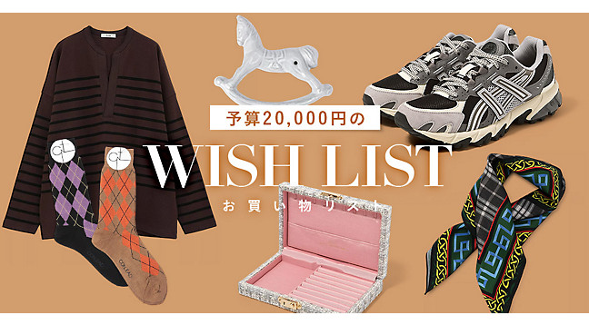 予算20,000円のお買い物リスト