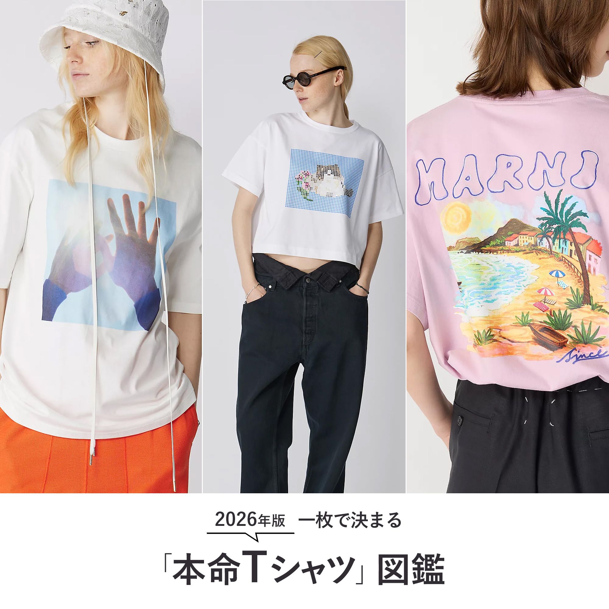 2026年版 一枚で決まる「本命Tシャツ」図鑑