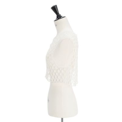 Chika Kisada チカキサダ　ビジューベスト　美品 チカ キサダ chika kisada ビジュービスチェ プラスチックパーツ