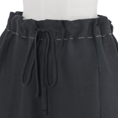 Maison Margiela ポリウールギャバジン キュロットパンツ 24SS NEW】Maison Margiela_women / ウールギャバジンパンツ