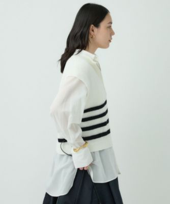 chaos バンガロー　ニットベスト　未使用　完売品　2024SS chaos バンガローニットベスト - メルカリ