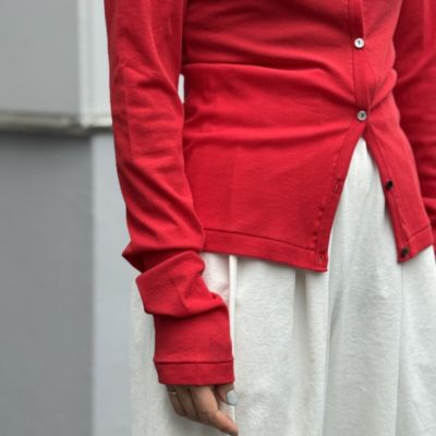 babaco(ババコ)のTwisted Cotton Cardigan通販 | 集英社HAPPY PLUS STORE