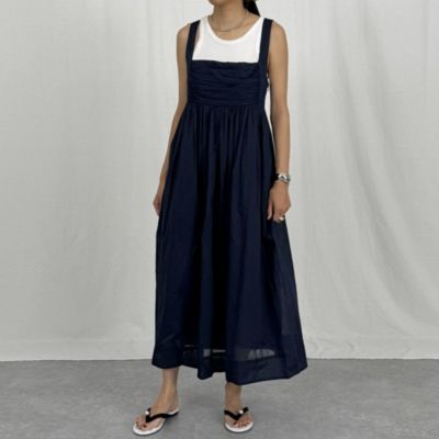ne Quittez pas(ヌキテパ)の【別注】COTTON ORGANZA SLEEVELESS DRESS