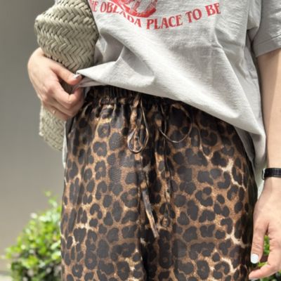 最終価格‼️マニプリ‼️レオパードと茶リバーシブルmanipuni manipuri(マニプリ)のストレートパンツnewレオパード通販 | LEE