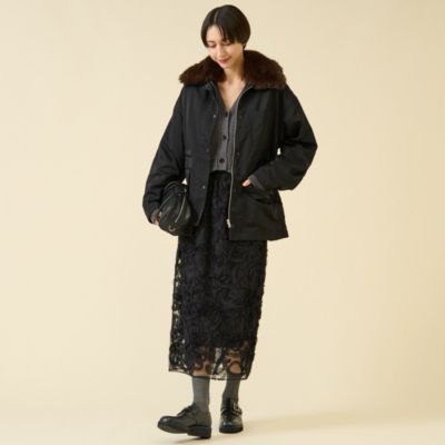 【美品】martinique マルティニークのブルゾン martinique(マルティニーク)｜ハンティングブルゾン/ダークブラウン の