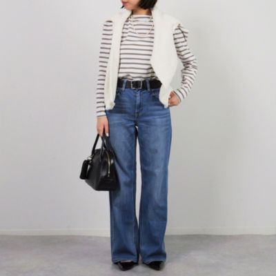 ＼大好評！／人気ブロガーbemiさん×HealthyDENIMMarisol別注『USED加工Pink Pepper』スタッフ身長別履き比べ！【40代ファッション】