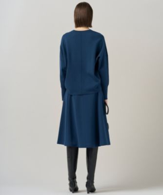 ICB(アイシービー)の【洗える】 シルキーウールダブルフェイス ニット