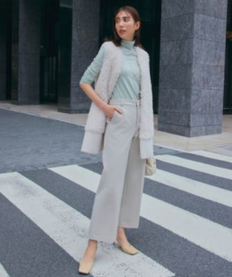 ストレッチギャバ ワイド パンツ　 23区 23区(ニジュウサンク)の【CLASSY.2月号掲載/洗える】TR