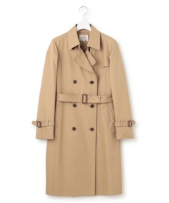 B721新品23区Sコットンエステルギャバジントレンチコート34￥33000 23区 S(ニジュウサンク エス)のコットンポリエステルギャバジン